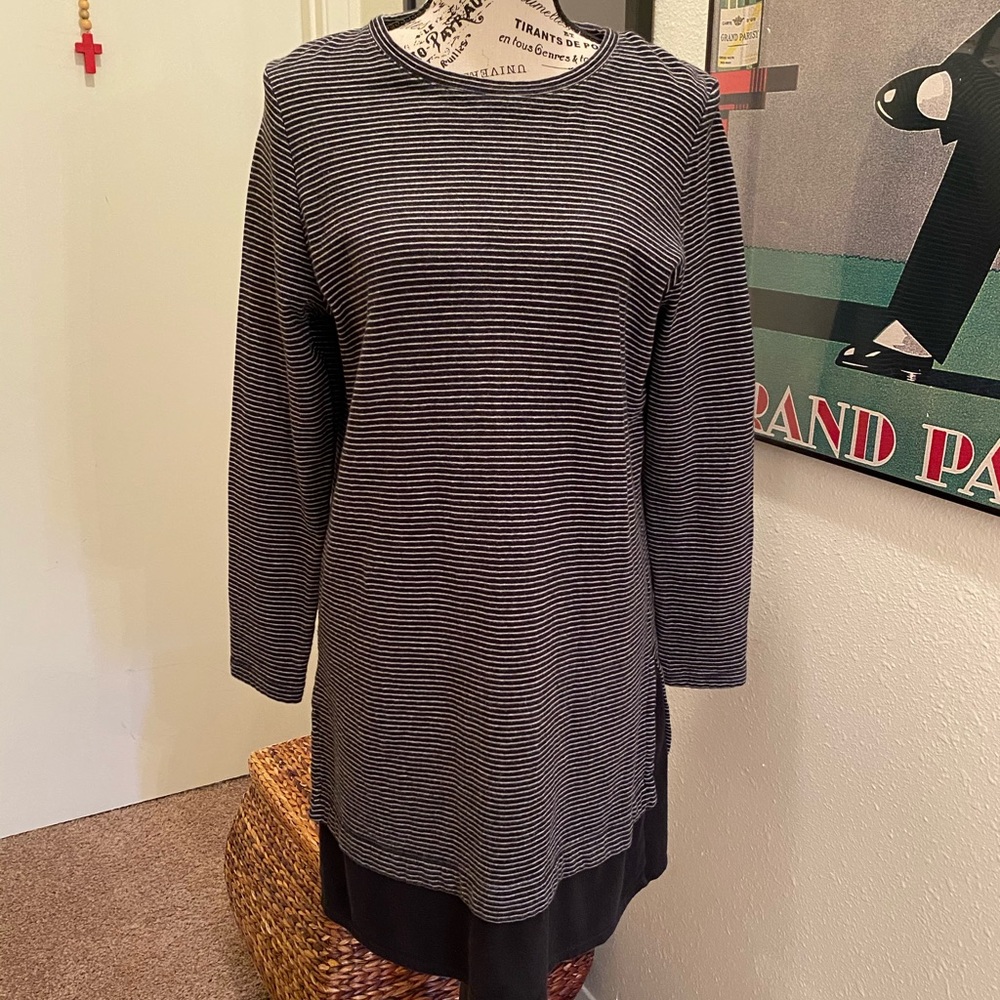 J. Jill Cotton Knit Dress Large Petite